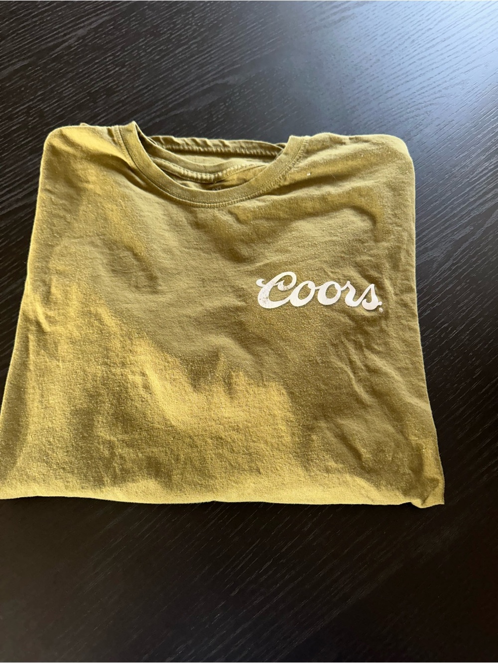 Coors Logo Short Sleeve T-Shirt in Green